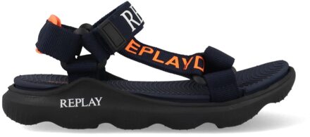 Replay Spacer JT540001T-3452 Blauw / Oranje maat