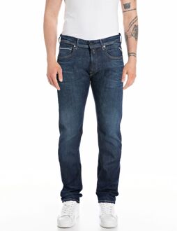 Replay Straight Fit GROVER donker blauw - 32-L32;32-L36;33-L32;33-L34;36-L36;38-L32;29-L32;29-L34;30-L32;30-L34;31-L36