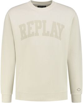 Replay Sweater Heren beige - L
