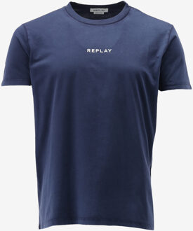 Replay T-shirt donker blauw - M;L;XL