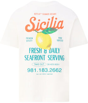 Replay T-shirt - maat XXL Grijs