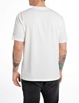Replay T-Shirt REGULAR BASIC JERSEY 30/1  NATURAL WHITE  M Wit