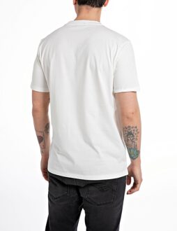 Replay T-Shirt REGULAR BASIC JERSEY 30/1  NATURAL WHITE  XL Wit