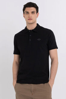 Replay Zwarte Polo Shirt met Knoopsluiting Replay , Black , Heren - Xl,L,M,S