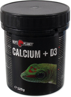 Repti Planet - Supplementary Feed Calcium + D3 125g