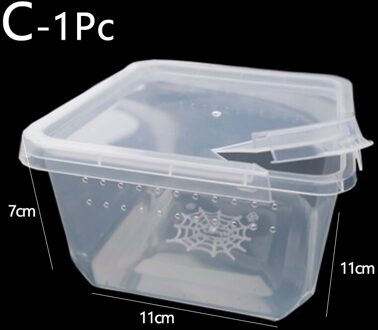 Reptiel Acryl Kooi Fokken Habitat Hagedis Snake Amfibie Kikker Spider Doos Transparant Insect Ademend Terrarium