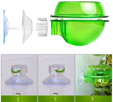 Reptiel Anti-Escape Voedsel Kom Cup Schildpad Hagedis Worm Levend Voedsel Container