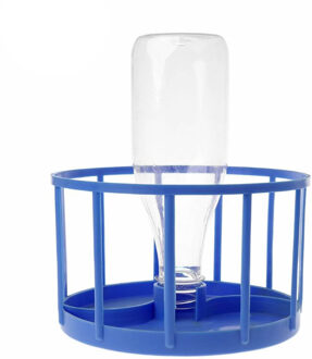 Reptiel Feeder Voedsel Water Kom Aquarium Ornament Terrarium Schotel Voor Schildpad Schildpad Hagedis blauw