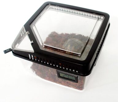 Reptiel Fokkerij Doos Terrarium Voor Schildpad Spin Slang Kikker   T zwart