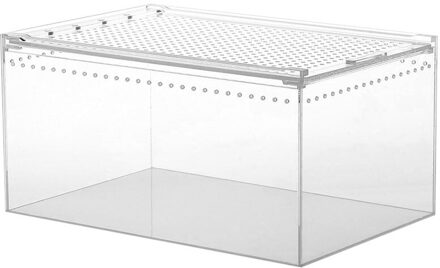 Reptiel Fokkerij Doos Waterdicht Klimmen Huisdier Voerbox De Kweekbak Van Yakeli Slang Gehoornde Kikker En Reptiel 20x15x10CM