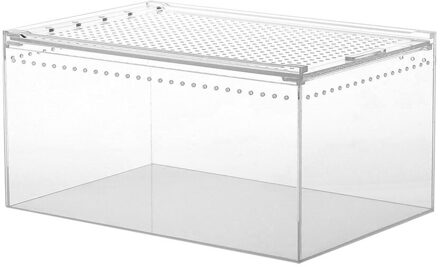 Reptiel Fokkerij Doos Waterdicht Klimmen Huisdier Voerbox De Kweekbak Van Yakeli Slang Gehoornde Kikker En Reptiel 25x15x15CM