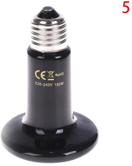 Reptiel Infrarood Keramische Verwarming Lamp 110V 220V Warmte Emitter Gloeilamp A5