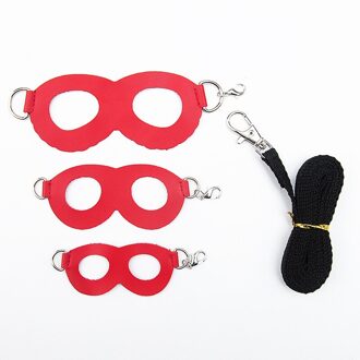 Reptiel Leash Pet Lguana Verstelbare Wing Stijl Kleine Hagedis Harnas Klimmen Touw Riem Reptielen Amfibieën rood