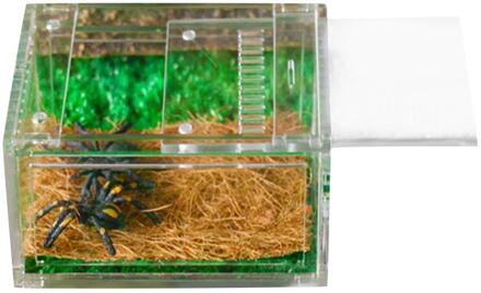 Reptiel Tank Insect Spiders Schildpad Hagedis Acryl Transparante Fokken Doos Vivarium Deksel Reptile Huisdier Product Terrarium S/L Maat