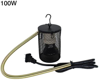 Reptiel Warmtelamp Huisdier Kooi Heat Emitter Pet Coop Heater Kit Warmte Emitter Gloeilamp Papegaai Warmer Lamp Schildpad Verwarming lamp 100W