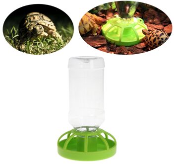 Reptiel Water Drinker Dispenser Voedsel Kom Hagedis Feeder Ronde Schotel Drink Fles
