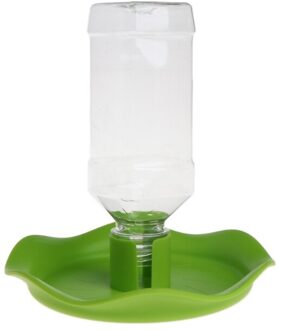 Reptiel Water Drinker Dispenser Voedsel Wastafel Stand Hagedis Feeder Schotel Kom Fles X7JE