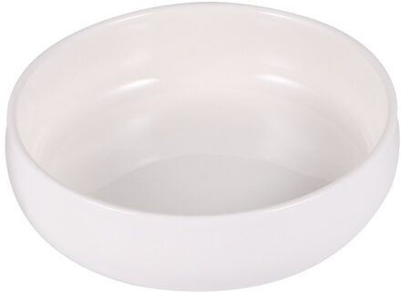 Reptielen Voeden Kom Keramische Voeden Container Drinken Voederen Kom Water Schotel Voor Schildpadden Reptiel (Wit Diameter 11Cm) 21x21x3CM