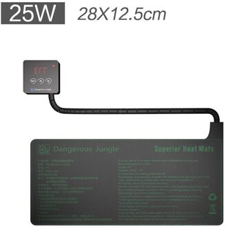 Reptielen Warmte Mat Verstelbare Temperatuur Klimmen Huisdier Warme Verwarming Pad Us/Uk/Eu Plug Temperatuur Controller Mat Reptielen leveranties UK plug 25W