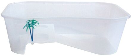 Reptile Vivarium Doos Schildpad Schildpad Met Koesteren Ramp Tank Fokken Voedsel Tool Lxac W