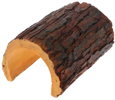 Reptile Vivarium Verbergen Case Snake Gecko Dragon Half Log Verbergen Rock Boom Gat Reptiel Accessoires 2