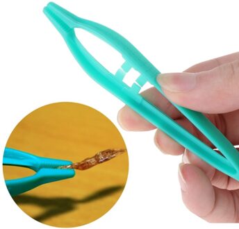 Reptile Voeden Pincet Klem Tang Plastic Feeder Clip Antislip Terrarium H056