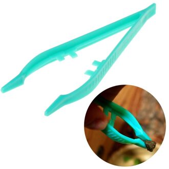 Reptile Voeden Pincet Klem Tang Plastic Feeder Clip Antislip Terrarium P31D