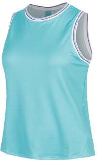 Rerun Tanktop Dames-Turkoois - XS