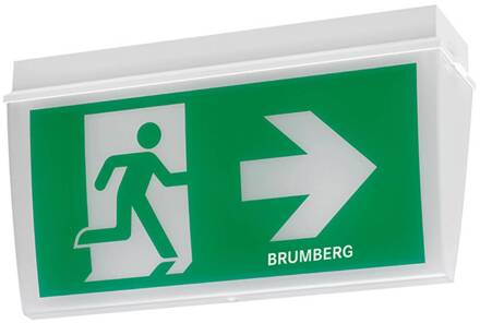 Rescue One LED-noodverlichting, reikwijdte 32 m wit, groen