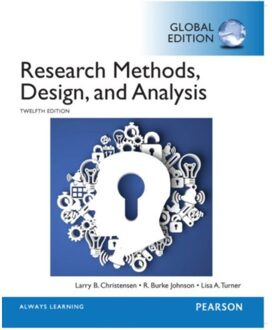 Research Methods, Design, and Analysis, Global Edition