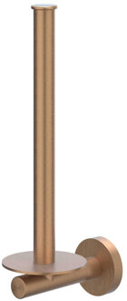 Reserverolhouder - wand model - 2 rollen - Geborsteld mat koper PVD 6500405 Koper geborsteld