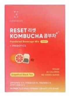 Reset Kombucha - 3 Types Grapefruit Black Tea
