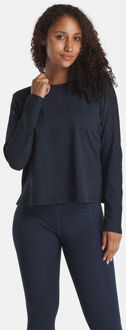 Reset Loose Long Sleeve Tee Dames Blauw