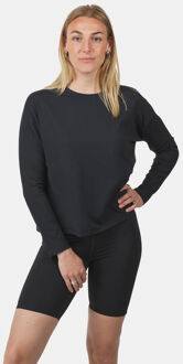 Reset Loose Long Sleeve Tee Dames Zwart