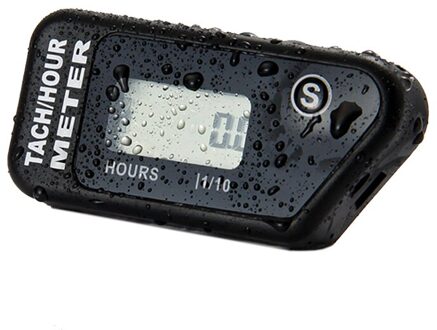 Resettable Inductieve Urenteller Digitale Toerenteller Voor Gas Motor Buitenboordmotor Grasmaaier Motocross Motorfiets Sneeuwscooter Pit