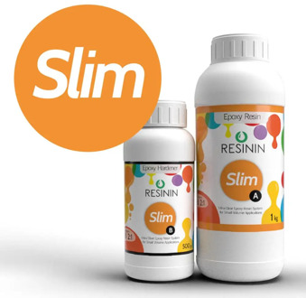 Resinin Slim 1,5 Kgs Ultra Clear Epoxy Resin-Hardener Kit AB Jewelry Making DIY Crystal Transparent Glue