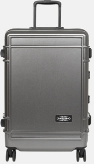 Resist'R reiskoffer 78 cm brushed metal Grijs