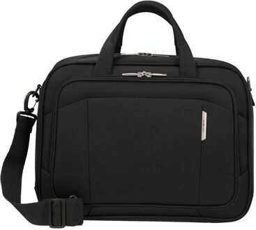 Respark Laptop Shoulder Bag ozone black schoudertas heren Zwart - H 33 x B 45 x D 14 cm