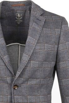 Respect Colbert Jersey PdG Flex Grijs Cognac