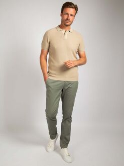 Respect Polo Structure Knit Beige - L,M,XL
