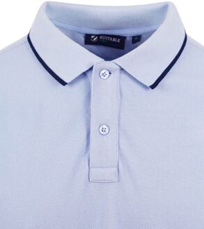 Respect Polo Tip Ferry Lichtblauw - L,M,S