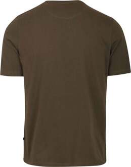 Respect T-shirt Jim Olijf Groen - 3XL,L,M,S,XL,XXL