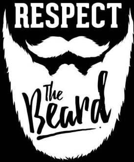 Respect the Beard Women's T-Shirt - Black - 3XL
