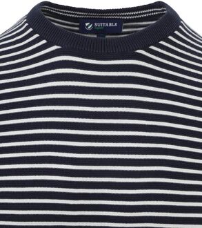 Respect Trui Otto Blauw Streep - XXL