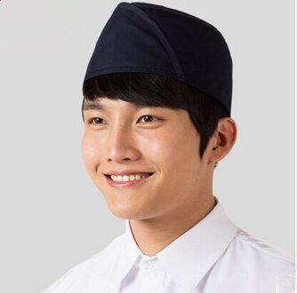 Restaurant chef hoed kok hoed keuken chef cap hotel ober hoed ober uniform hoed donker blauw
