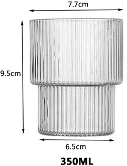 Restaurant Glas Koffie Melk Thee Cocktail Glas Transparant Glas Mokken Sap Dranken Cup Home Office Bar Drinkware 350ml-3