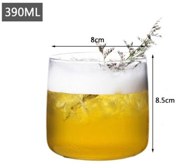 Restaurant Glas Koffie Melk Thee Cocktail Glas Transparant Glas Mokken Sap Dranken Cup Home Office Bar Drinkware 390ml-9