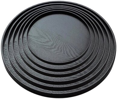 Restaurant Houten Ronde Dienblad Voedsel Thee Snack Schotel Schotel Keukengerei 30cm