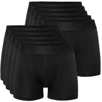 Resteröds 10 stuks Cotton Stretch Boxers * Actie * Zwart - Small,X-Large