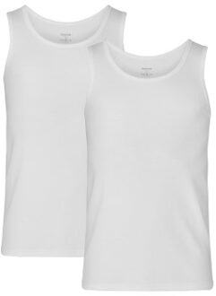 Resteröds 2 stuks Bamboo Tank Top * Actie * Zwart,Wit - Small,Medium,Large,X-Large,XX-Large
